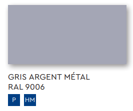 Gris argent métal Ral 9006